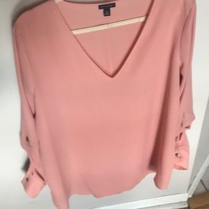 Blush blouse.